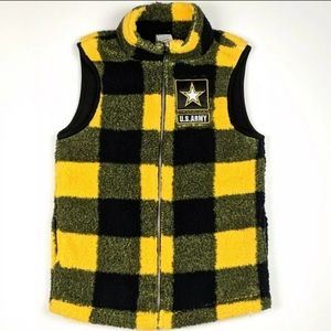 VS PINK U.S. Army Sherpa Fleece Vest